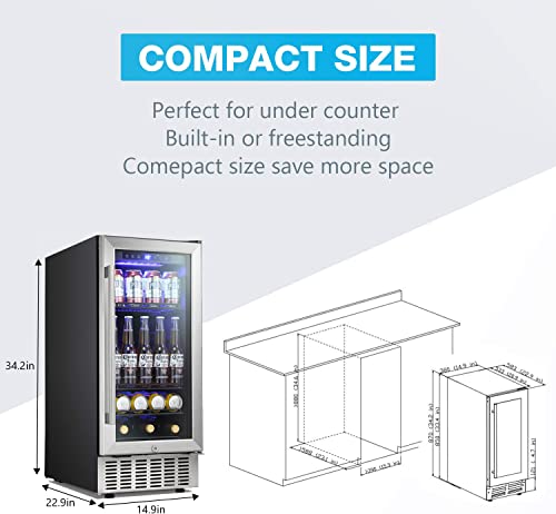 Antarctic Star 15" Built-in Wine Fridge