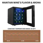 Compact 12 Bottle Wine Fridge with Digital Control
