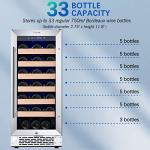 Yeego 15-Inch Wine Cooler Refrigerator