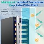 Yeego 15-Inch Wine Cooler Refrigerator