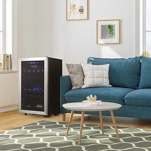 NewAir Freestanding Dual Zone Wine Fridge