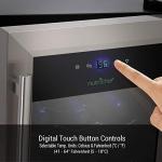 Compact 15 Bottle Wine Fridge with Digital Control