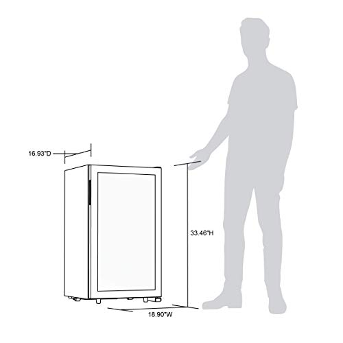 NewAir Freestanding Dual Zone Wine Fridge