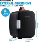 Luxury Mini Fridge for Office, Bedroom and Travel