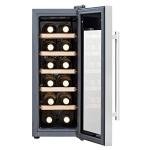 Baridi 12-Bottle Wine Fridge, Stainless Steel