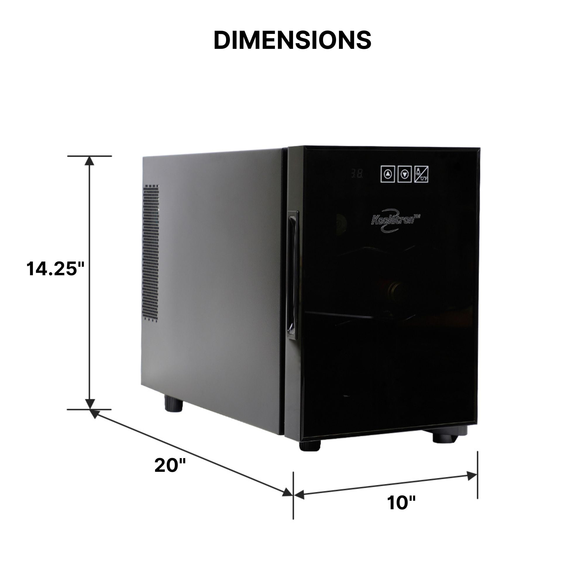 Koolatron Urban Deluxe Wine Fridge with Digital Controls