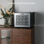 12-Bottle Digital Wine Cooler for Countertop