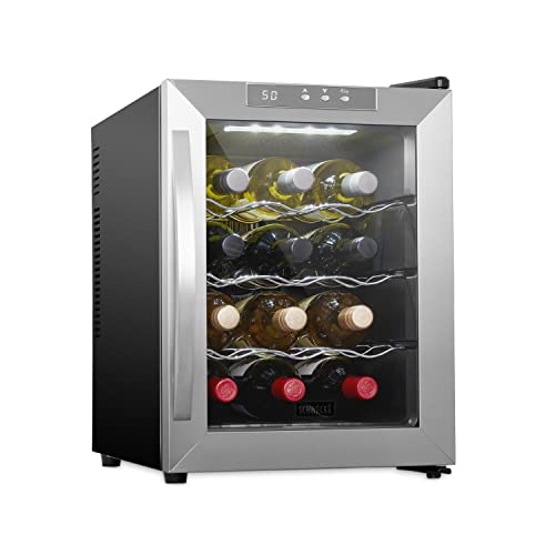 Schmécké 12-Bottle Wine Cooler - Stainless Steel