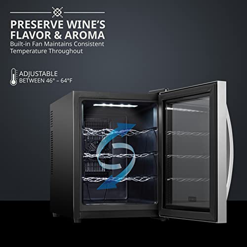 Schmécké 12-Bottle Wine Cooler - Stainless Steel
