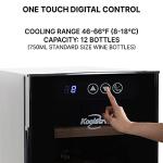 Deluxe 12 Bottle Thermoelectric Wine Fridge