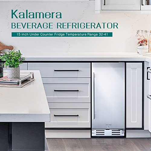 Kalamera Under Counter Beverage Fridge for 104 Cans