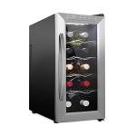 Schmécké 10 Bottle Wine Cooler - Stainless Steel