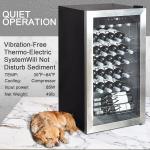 95L Stainless Steel Wine Fridge with LED Touch Screen