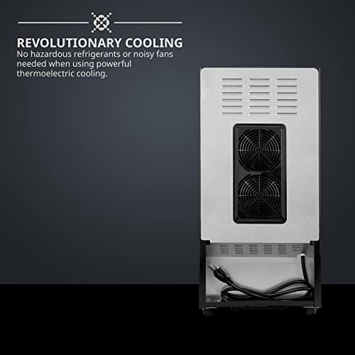 Schmécké 10 Bottle Wine Cooler - Stainless Steel