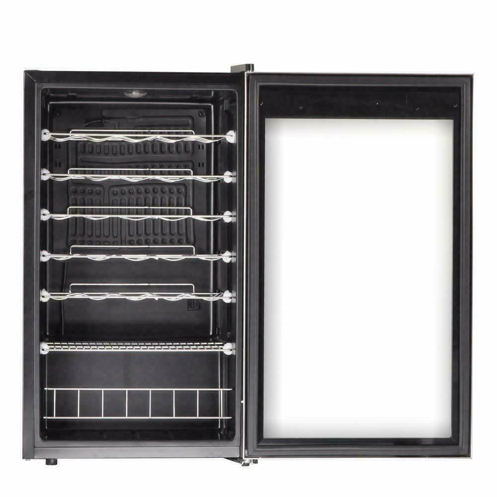95L Stainless Steel Wine Fridge with LED Touch Screen