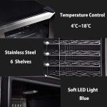 95L Stainless Steel Wine Fridge with LED Touch Screen