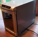 Haier 6-Bottle Mini Wine Fridge, Silver