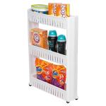 Slim 3-Tier Rolling Wine Fridge Cart
