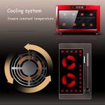 8-Bottle Red Wine Cooler with Touch Control