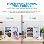 Compact 10L wine fridge for portable chilling