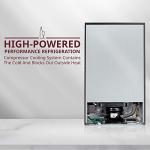 34-Bottle Compressor Wine Fridge with Lock