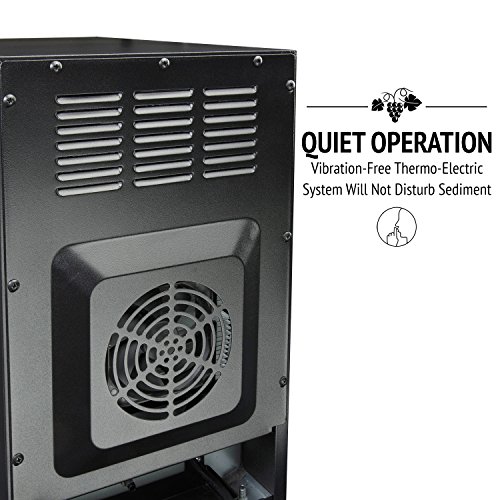 Ivation 8 Bottle Wine Cooler - Stainless Steel