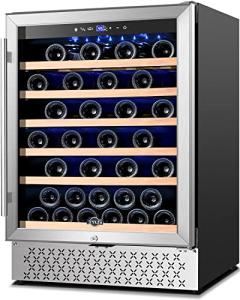 Tylza 24" Wine Fridge 51-Bottle Built-in/Freestanding