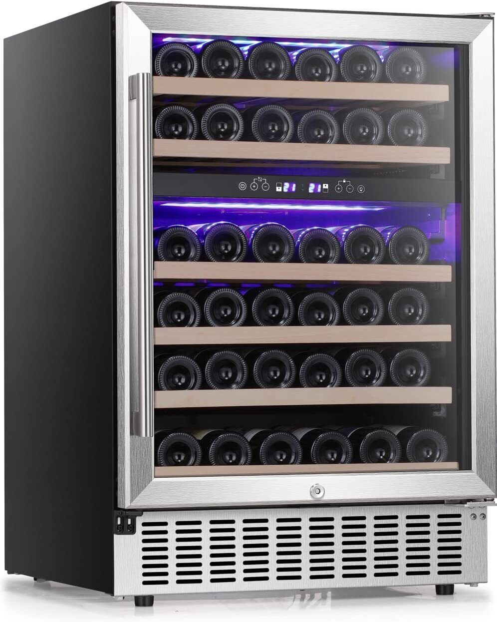 24" Wine and Beverage Fridge Under Counter