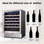 Tylza 24" Wine Fridge 51-Bottle Built-in/Freestanding