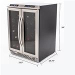 Avanti 38 Bottle Under Counter Wine Cooler