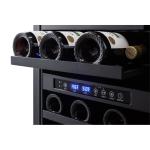 Summit Dual-Zone Wine Cellar with 28 Bottle Capacity