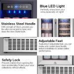 Aobosi Dual Zone Wine & Beverage Fridge