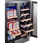 Aobosi Dual Zone Wine & Beverage Fridge