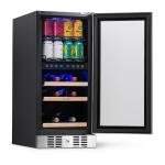 Newair Dual Zone Wine & Beverage Fridge - NWB057SS00