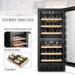 Lanbo Dual Zone Wine Cooler - 28 Bottles