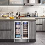 Aobosi Dual Zone Wine & Beverage Fridge