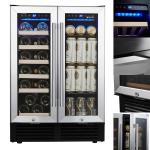 Dual Zone Wine Refrigerator with Glass Doors