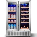 Aobosi Dual Zone Wine & Beverage Fridge