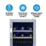 Newair 29 Bottle Dual Zone Wine Fridge