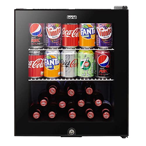 50L Wine & Beverage Mini Fridge with Lock