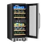 Dual Zone Wine Fridge for Home & Restaurant Use