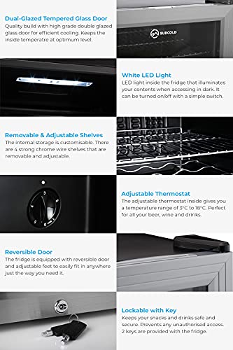 85L Subcold Super85 LED Wine Fridge