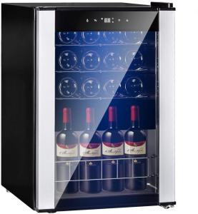SMETA 19 Bottle Wine Fridge - Stainless Steel