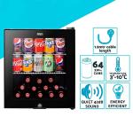 50L Wine & Beverage Mini Fridge with Lock