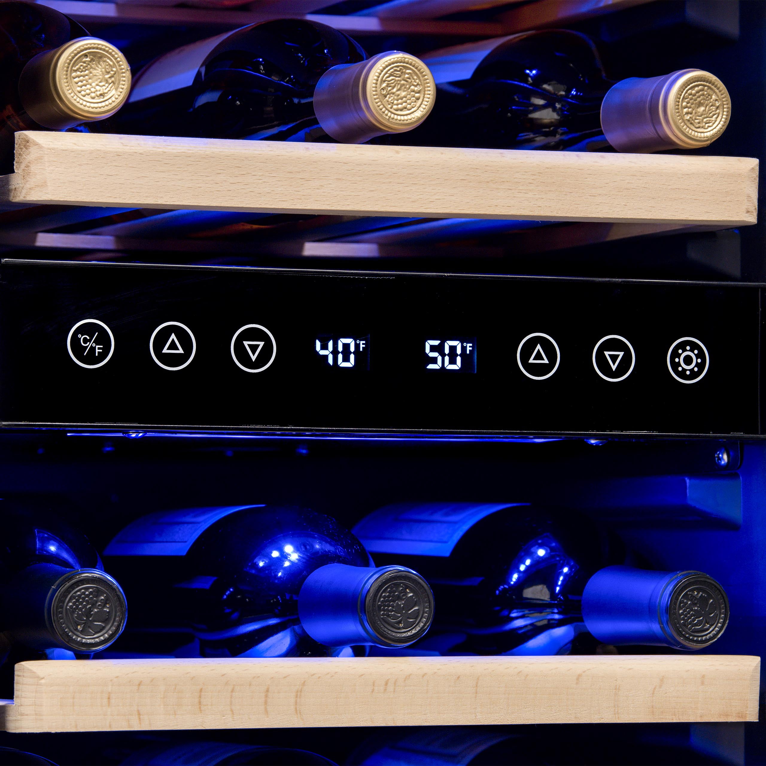 Newair 29 Bottle Dual Zone Wine Fridge