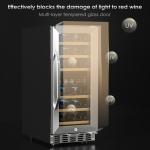 Dual Zone Wine Fridge for Home & Restaurant Use