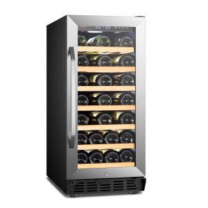 Lanbo 33 Bottle Under Counter Wine Cooler