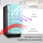 Lanbo 33 Bottle Under Counter Wine Cooler