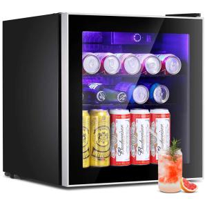 AGLUCKY 1.6cu.ft Wine & Beverage Fridge