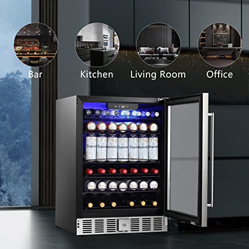 Antarctic Star Wine Cooler with Lock, 24inch